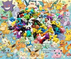 Mega POKEMON rinkinys: 24 figūrėlės + POKEBALLAS | Dovana gerbėjams