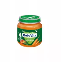 BoboVita Obuoliai su morkomis po 4 mėnesio 125g