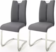 Robas Lund kėdė A2X20GX2 45 x 45 x 102 cm pilkų atspalvių 2 vnt.