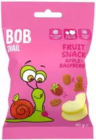 Fruit Snack Obuolių aviečių drebučiai 40g BOB SNAIL