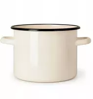 EMALINIS PUODAS AUKŠTAS 18CM INDUKCINĖS DUJINĖS EMALINĖS TRAUKOS OLKUSZ LARGE 3L