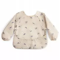 Mushie Bib su ilgomis rankovėmis prijuostė – WHALES