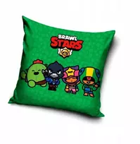 Carbotex Jasiek pagalvės užvalkalas Brawl Stars dekoratyvinis aksomas 40x40 Velvet
