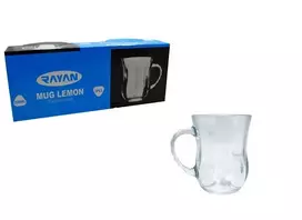 Enger Stiklinis arbatos puodelis su citrina 350 ml, 2 vnt.
