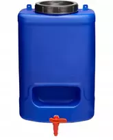 Vandens kanistras su čiaupu, 20L kanistras, vandens balionėlis, mėlynas GD-0084