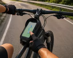 RZAHUAHU DVIRAČIO MAIŠAS RĖMUI TELEFONO LAIKIKLIUI 3 SKYRIŲ ATSPIRUS VANDENIUI