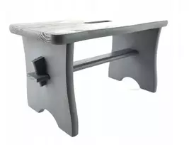PILAI DAŽYTA taburetė RYCZKA WOODEN STOOL virtuvės taburetė su platforma FSC