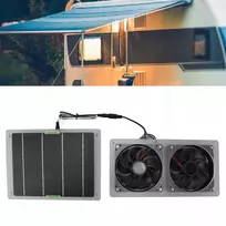 SAULES SKYDELĖS VENTILIATORIUS SU DVIGUBAS IŠMETIMO VANDENIUI ŠILTNAMIUI 100W 12V
