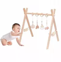 Baby Gym medinis lavinantis stovas + 4 pakabukai