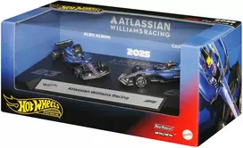 Mattel HOT WHEELS PREMIUM F1 Williams Carlos Sainz ir Alexander Albon bolidai (2 vnt.) (JMM98)