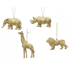 Tashka Nežinomas Eglutės žaisliukas Decoris Animals, aukso