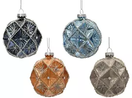 None Nežinomas Eglutės žaisliukas Decoris Diamond, įvairių spalvų, stiklas