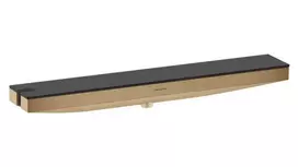 Hansgrohe Rainfinity sieninio jungimo alkūnė su laikikliu ir lentynėle, šlifuoto bronzos spalvos 26843140