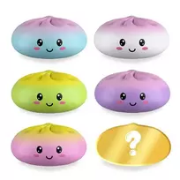 Minkomas antistresinis žaislas XXL  – Koldūnas (Ø 15,5 cm) (1 „Mystery Box“, 6 dizainai)