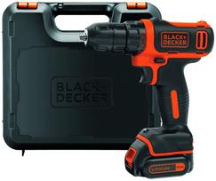 Akumuliatorinis suktuvas-gręžtuvas Black & Decker BDCDD12K, 10.8 V, 1.5 Ah