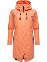 Ragwear Striukė-paltas 'Rejany' persikų spalva / juoda