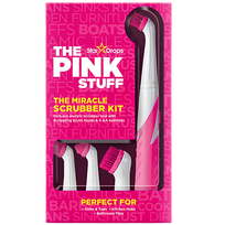 THE PINK STUFF elektrinis valymo šepetėlis su 4 keičiamais priedais