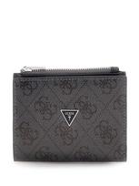 GUESS Piniginė 'MILANO BIFOLD TOP ZIP' juoda
