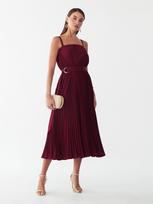 Willa Kokteilinė suknelė 'Sardina' burgundiško vyno spalva