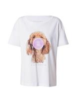 EINSTEIN & NEWTON Marškinėliai 'Bubble Poodle' ruda / rožių spalva / juoda / balta