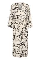 InWear Suknelė 'Pailey' juoda / balta