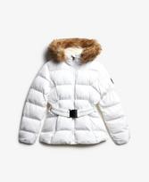 Superdry & Co Žieminė striukė 'Fuji' balta