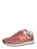 new balance Sportbačiai be auliuko '574' oranžinė / burgundiško vyno spalva