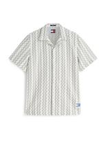 Tommy Jeans Marškiniai pastelinė žalia / balta