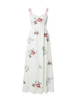 Abercrombie & Fitch Vasarinė suknelė žalia / šviesiai rožinė / raudona / balta
