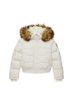 Superdry & Co Žieminė striukė 'Everest' margai ruda / balta