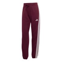 ADIDAS SPORTSWEAR Sportinės kelnės 'Essentials' vyšninė spalva / balta
