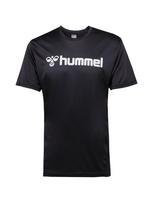 Hummel Sportiniai marškinėliai juoda / balta