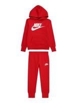 Nike Sportswear Treningas raudona / balta
