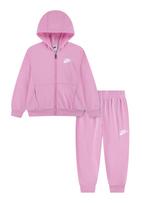 Nike Sportswear Treningas 'CLUB' eozino spalva / balta