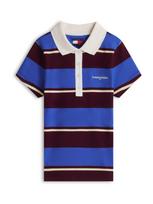 Tommy Jeans Marškinėliai sodri mėlyna („karališka“) / pastelinė geltona / ciklameno spalva / balkšva