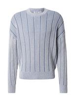 HOLLISTER Megztinis mėlyna dūmų spalva / balta