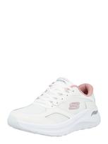 SKECHERS Sportbačiai be auliuko 'ARCH FIT 2.0 - RISING TIDE' rausvai violetinė spalva / sidabrinė / balta