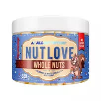 ALLNUTRITION NUTLOVE Whole Nuts 300g Almonds in White Chocolate with Coconut (exp.2026.11)