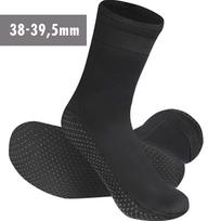 Nardymo neopreninės kojinės 38–39 dydis, 5 mm storio, neslystančiu padu, neopreniniai vandens batai, neopreninės vandens kojinės