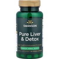 Swanson Vitamins, Pure Liver & Detox, 60 veganiškų kapsulių