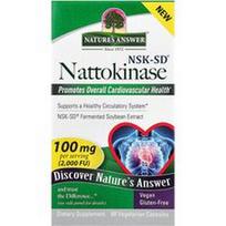 Nature's Answer, NSK-SD®, natokinazė, 100 mg (2000 FU), 60 vegetariškų kapsulių