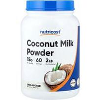 Nutricost, Kokosų pieno milteliai, be skonio, 2 svarai (907 g)