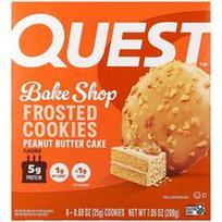 Quest Nutrition, Kepyklėlė, glaistyti sausainiai, žemės riešutų sviesto pyragas, 8 sausainiai po 25 g