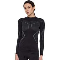 Women’s Long-Sleeve Performance Shirt Brubeck Dry LS1736W - Juoda/grafito