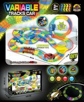 Šviečiantis trasos rinkinys 227 detalių