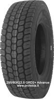 Padanga 295/80R22.5 GRD2+ Advance 20PR 154/149M TL  M+S 3PMSF (gal.),  295/80 R22.5