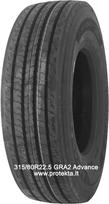 Padanga 315/80R22.5 GRA2 Advance 20PR 158/150L TL M+S 3PMSF (pr.),  315/80 R22.5