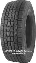 Padanga 385/65R22.5 GWA2 Advance 24PR 164K  TL M+S 3PMSF (žiem.)(pr.),  385/65 R22.5