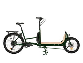 KROSS E-Cargo Platform 1.0 MY24 / Green/White Glossy / elektrinis krovininis dviratis (26")