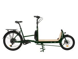 KROSS E-Cargo Platform 0.5 MY24 / Green/White Glossy / elektrinis krovininis dviratis (26")